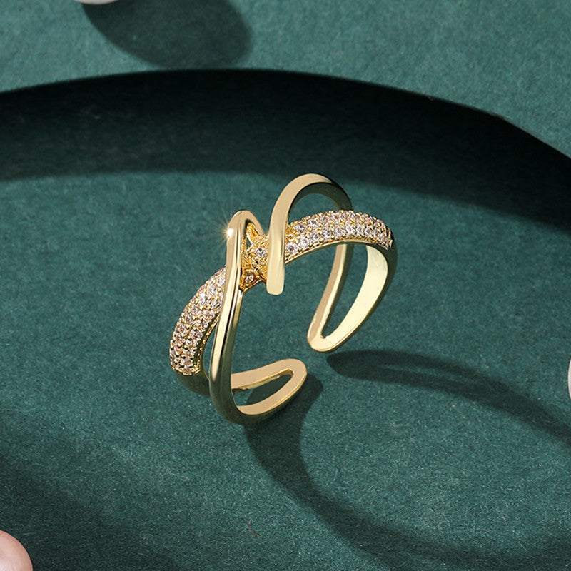 BAGUE AJUSTABLE GÉOMÉTRIQUE PERSONNALISÉE