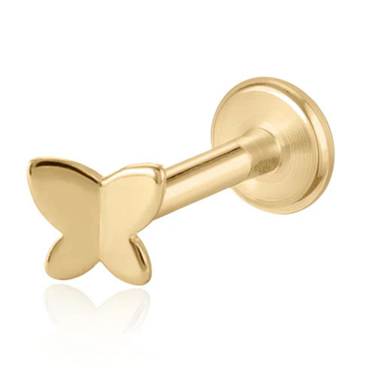 Piercing Papillon Doré