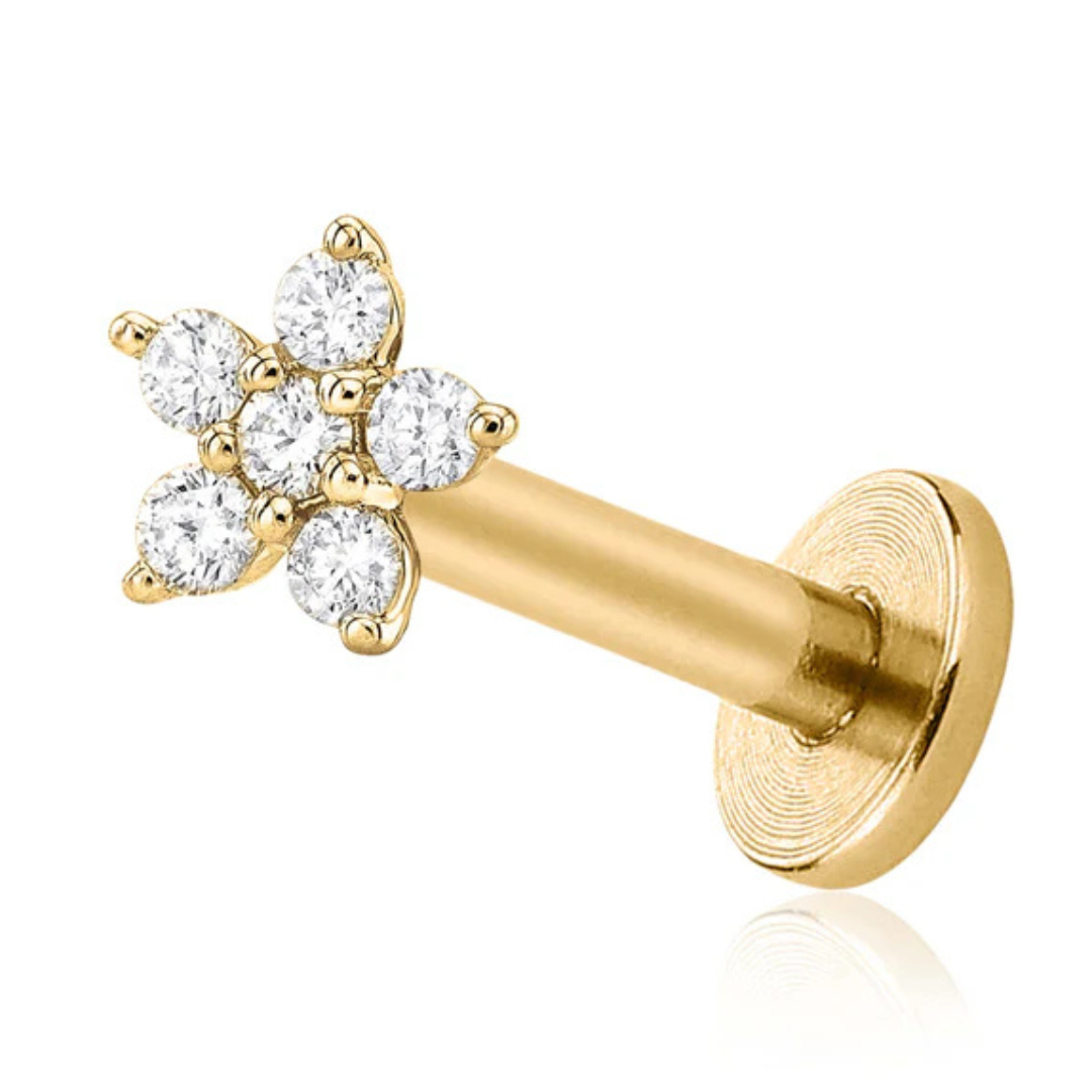 Piercing Fleur de Cristal
