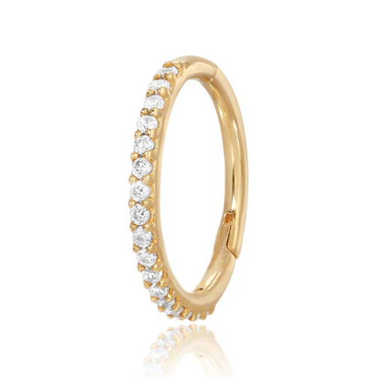 Anneaux Pavés de Zircon