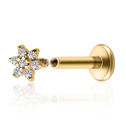 Piercing Étoile Cristal