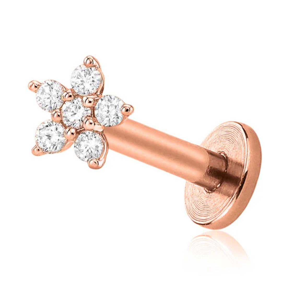 Piercing Fleur de Cristal