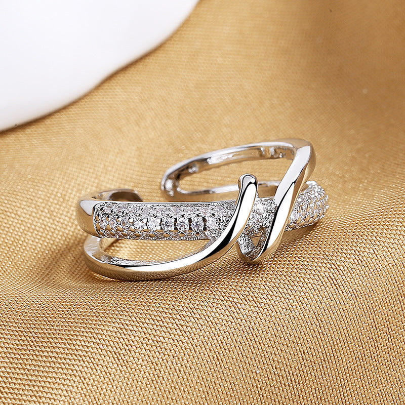 BAGUE AJUSTABLE GÉOMÉTRIQUE PERSONNALISÉE