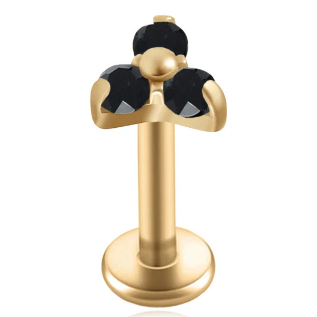 Piercing Trèfle de Cristal