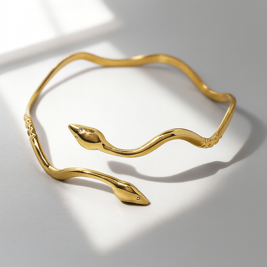 Bracelet Serpent Doré