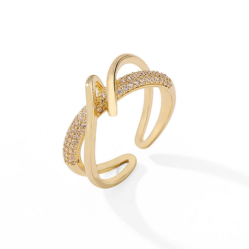 BAGUE AJUSTABLE GÉOMÉTRIQUE PERSONNALISÉE