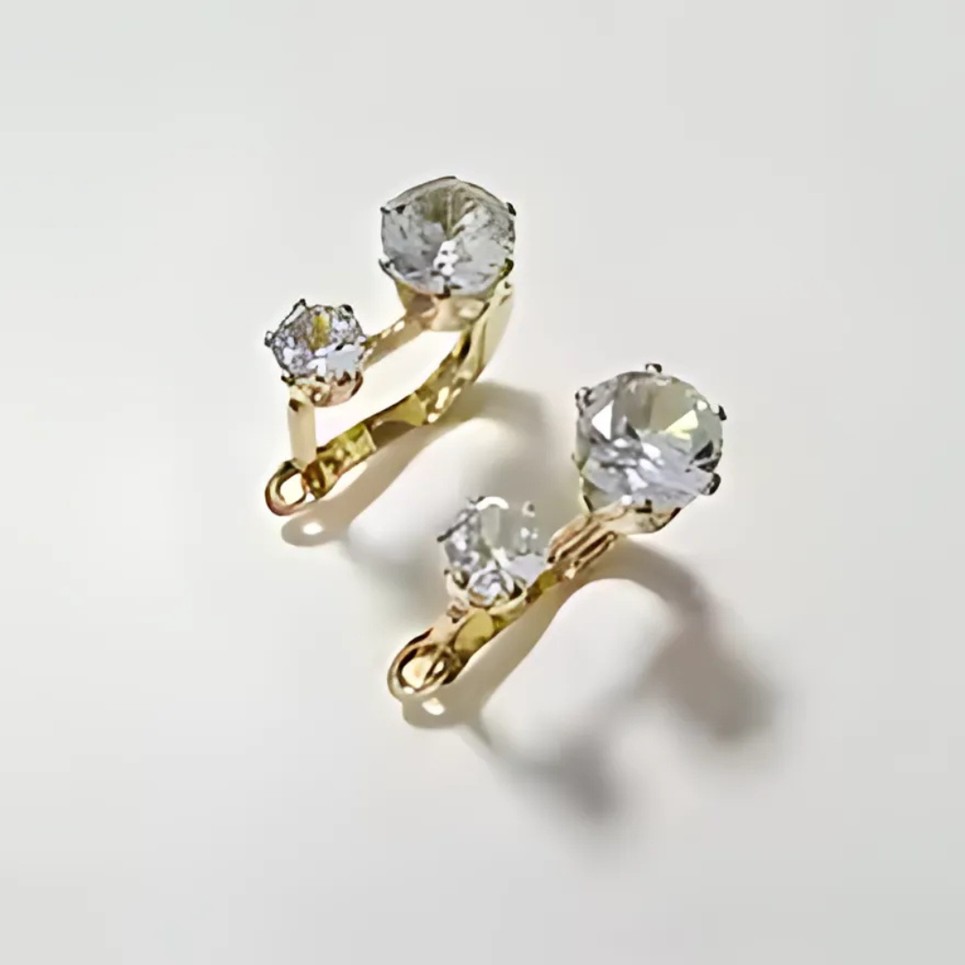 BOUCLES D’OREILLES RAYON DE SOLEIL EN CRISTAL