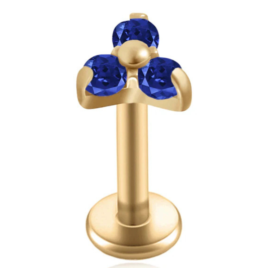 Piercing Trèfle de Cristal
