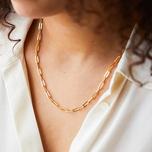 COLLIER EN OR À CHAÎNE CLASSIQUE