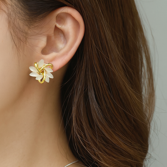 BOUCLES D’OREILLES BLOSSOM CÉLESTE