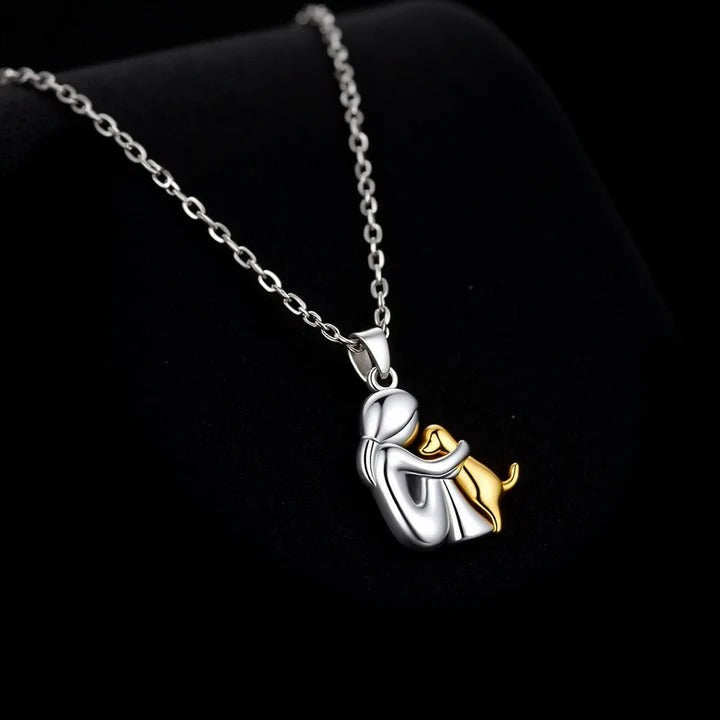 COLLIER PENDENTIF CÂLIN AVEC BOUCLES D’OREILLES EN CADEAU – OFFRE LIMITÉE